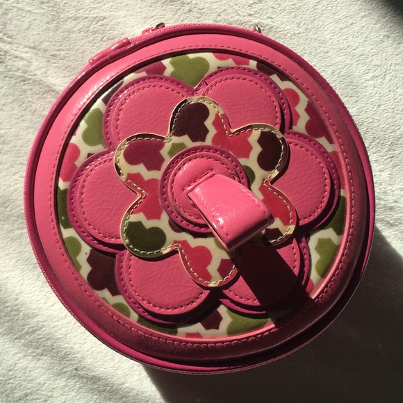 AUTHENTIC Retired Vera Bradley Frill Makeup Case - Picture 2 of 8
